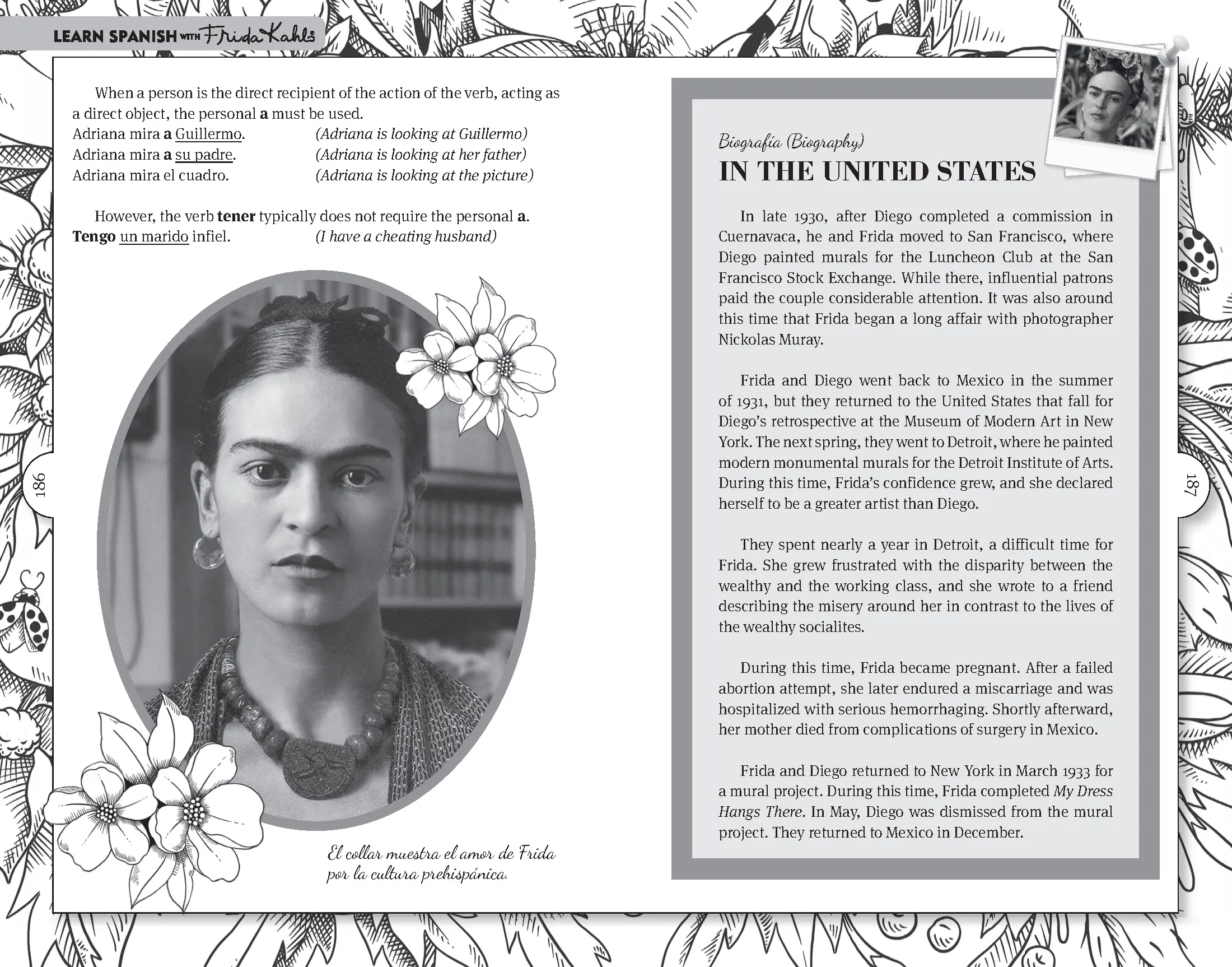 Learn Spanish with Frida Kahlo